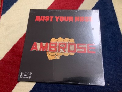 Ambrose bust your nose LP private hard rock autograph psych vinyl rare 