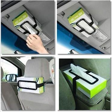 Premium Tissue Kleenex Holder Organizer for Back Seat Sun Visor