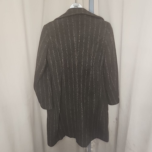 Double Breasted Coat United Nations COLORS Alpaca/Wool Blend Women's Sz 46 (XL) - Picture 4 of 8