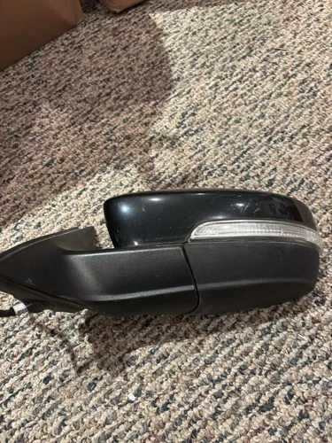 Left Driver Side Gray Door Mirror Power Fits 2013-15 VOLKSWAGEN PASSAT OEM Black