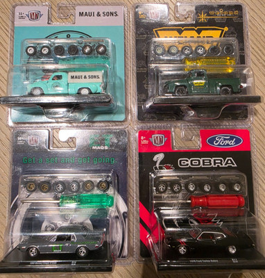Lot of 4 M2 Machines with Removable Tires
