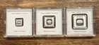 Lot Of 3 - Geiger Premium 1gm, 5gm, and 10 Gram .999 Silver Bars In Assay