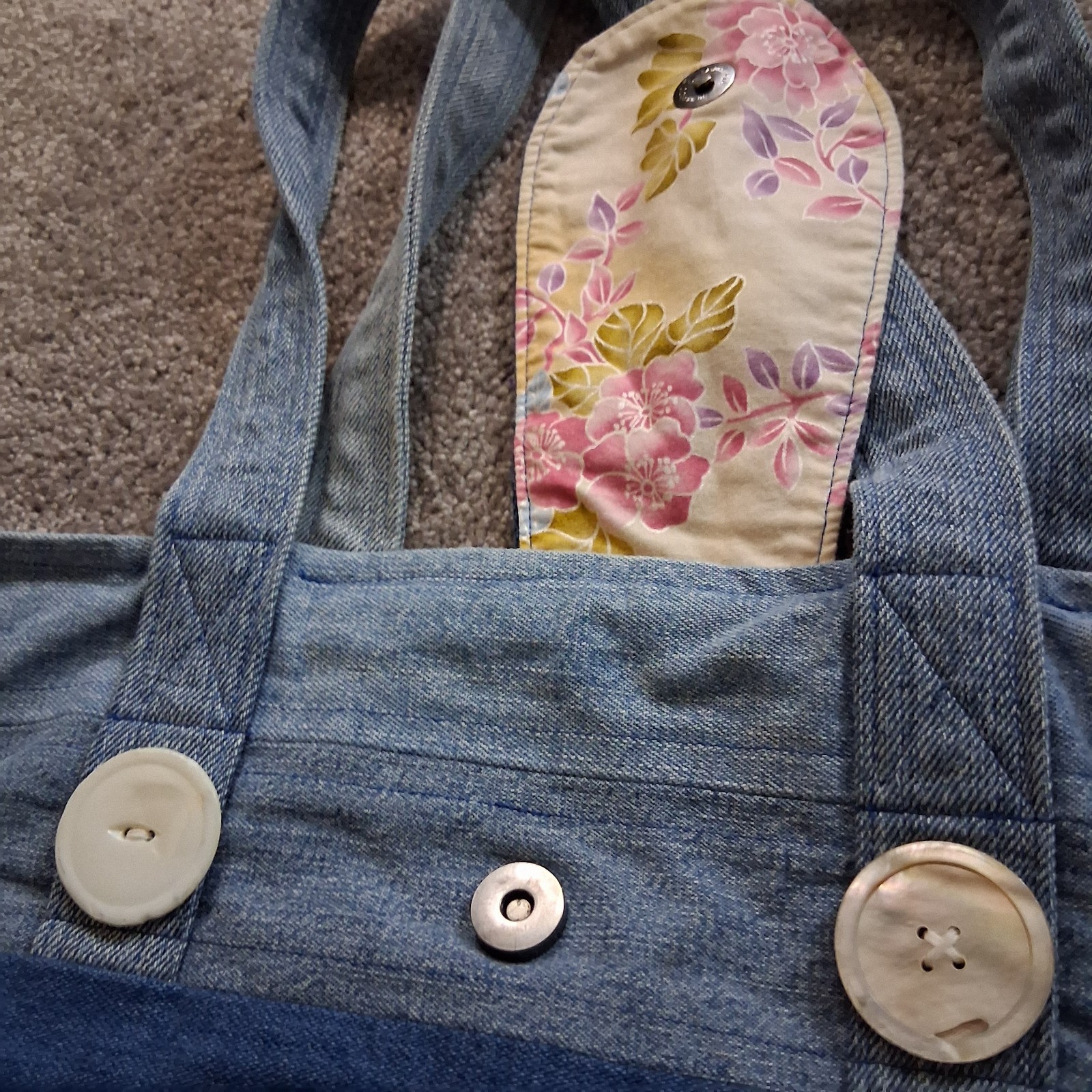 Handmade Upcycled Levi’s Denim Patchwork Tote Bag… - image 7