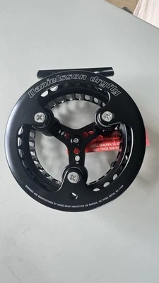 Danielsson Dryfly Neuf Moulinet noir pour pêche à la mouche - Photo 1/4