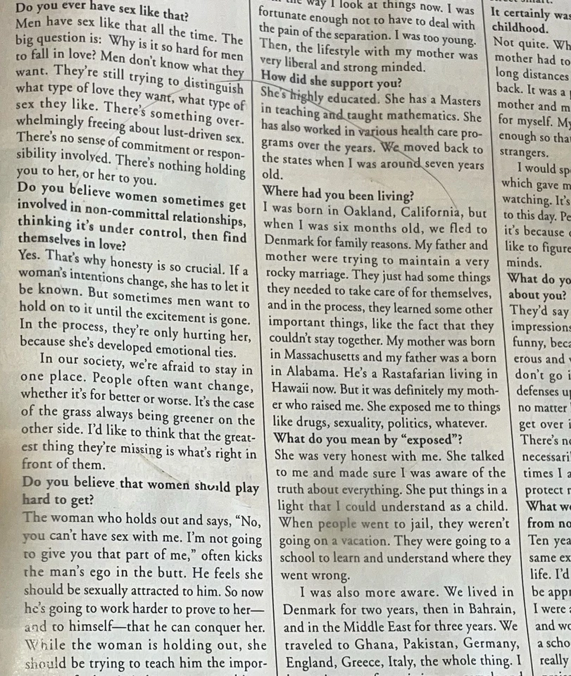 PLAYGIRL August 1995 KEITH RICHARDS PETER STEELE TYPE O NEGATIVE*Read Details* Foto 3 de 4