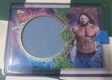 🔥2025 Topps WWE Universe Green Match Used Patch Relic #d /99 SP AJ STYLES💥