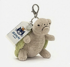 Jellycat Timmy Turtle Bag Charm Soft Plush Toy Keychain Best new
