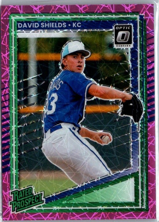 2025 Panini Donruss - Optic Rated Prospects David Shields #104 Pink Velocity /79