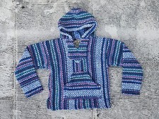 Mexican BAJA JOE Kids Jacket Hoodie Coat Warm Winter Sweatshirt Size S kid 