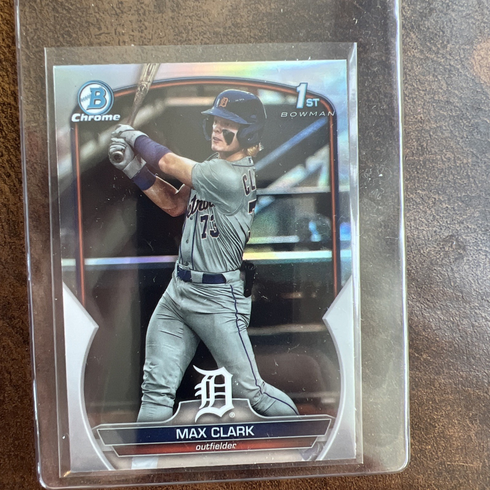 2023 Bowman Chrome Draft Max Clark 1st Refractor #BDC-76 TIGERS RC Rookie