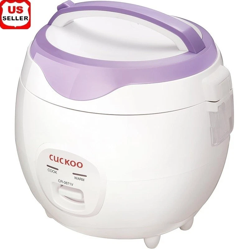 Electric Rice Cooker 6 Cups Non-Stick Inner Pot