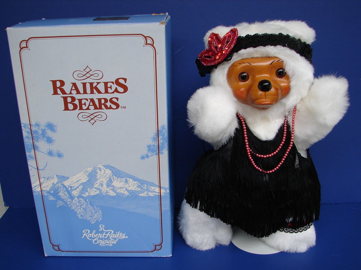 Vintage Original Robert Raikes 1986 Zelda Bear Signed
