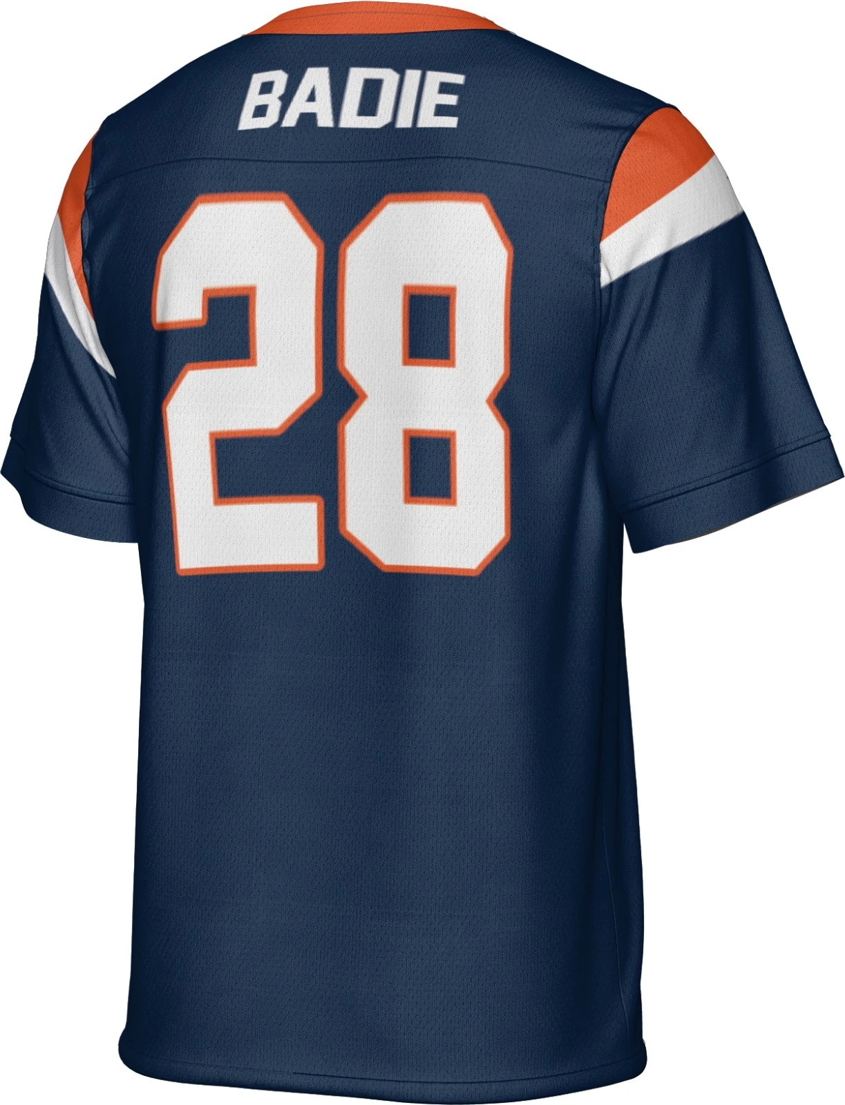 Custom Navy Tyler Badie Jersey