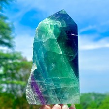 1.10LB Rare Natural Fluorite Quartz Crystal Freeform Mineral Specimen Healing