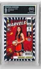 2025 Panini Donruss WNBA - Net Marvels Georgia Amoore #17 (RC) ARENA CLUB GRADED