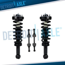4pc Front Struts w/ Coil Spring Sway Bars for Ford Expedition Lincoln Navigator