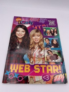 iCARLY Webstar activity book with stickers UNUSED RARE!