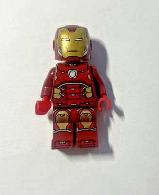 Lego 1x sh0612 sh612 Iron Man - Silver Hexagon on Chest