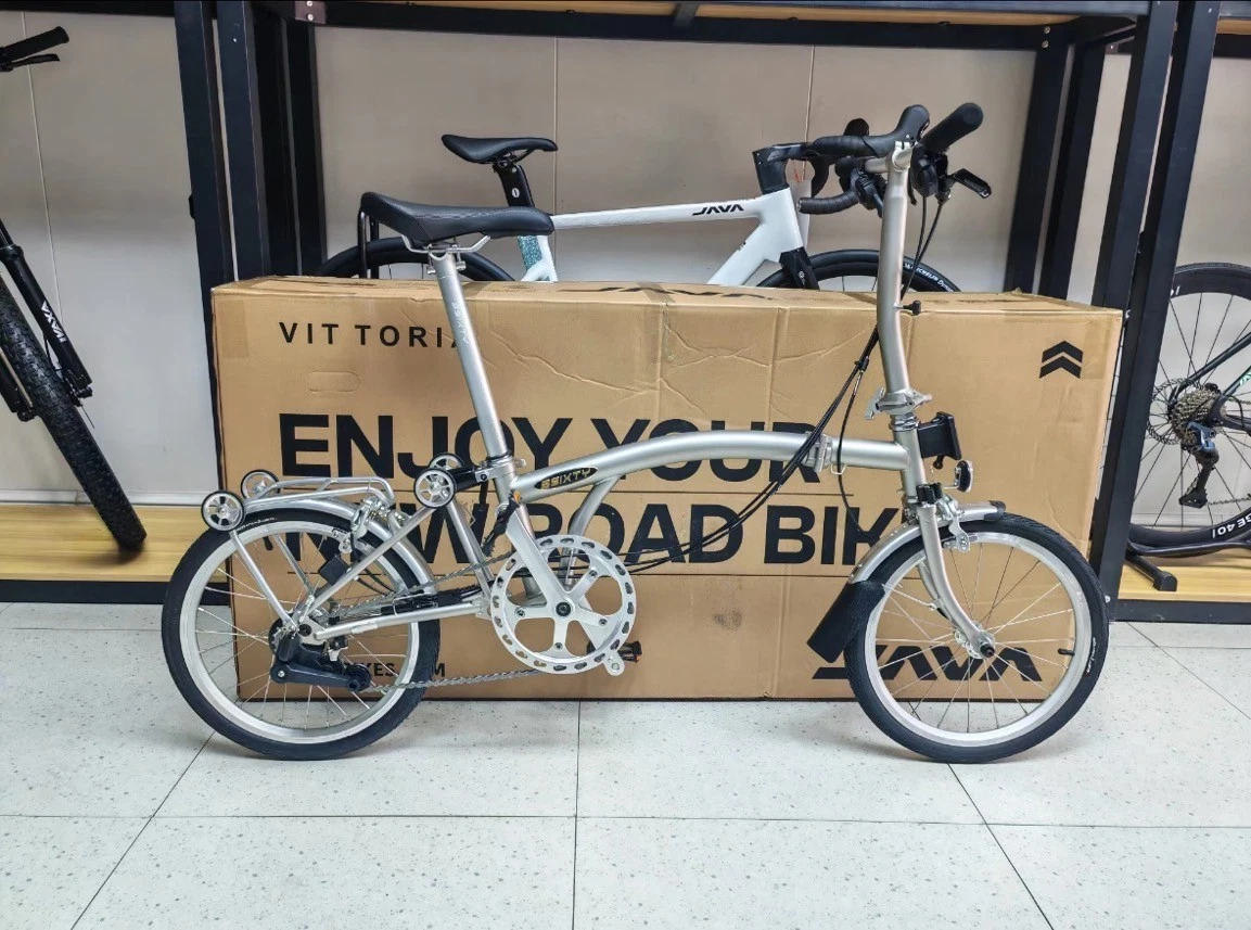 Folding Bike Steel Silver Bikes for sale | eBay