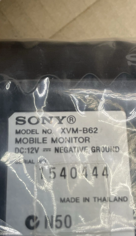 Sony XVM-B62 12V Car Mobile Monitor LCD In-Dash Video Display Unit - Image 4 of 4