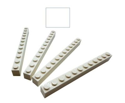 LEGO   4x brick 1x12 white 6112 white new 611201 building block individual part building block