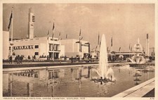 Ireand & Australia Pavilions Exhibition Scotland 1938 RP Postcard (G901)
