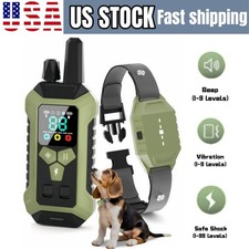 4000FT Dog Shock Collar with Remote Control 3 Training Modes Dual-Channel Design