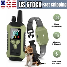 4000FT Dog Shock Collar with Remote Control 3 Training Modes Dual-Channel Design