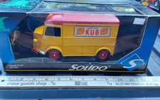 Solido Prestige - Citroen HY - Bouillon KUB - Yellow / Red - 1:18 Diecast