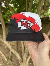 Vintage Logo 7 Splash Kansas City Chiefs Hat