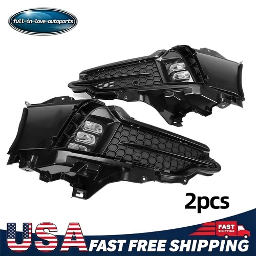 Front Bumper Driving Lamps Clear Pair Fog Light For 2017-2020 Acura MDX - product listing photo