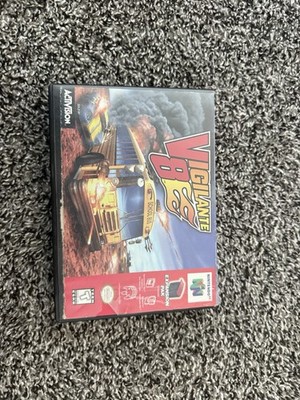 Vigilante 8 N64 CIB Authentic Rare Blockbuster Box, Game, and Manual