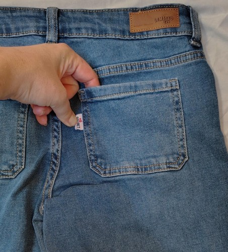Limited Too Girls Straight Leg Denim Medium Wash Size 12 - Picture 9 of 11