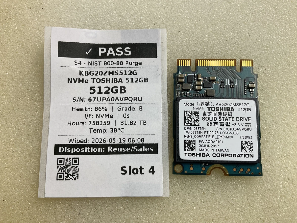 Toshiba M.2 Interface 512 GB Solid State Drives for sale | eBay