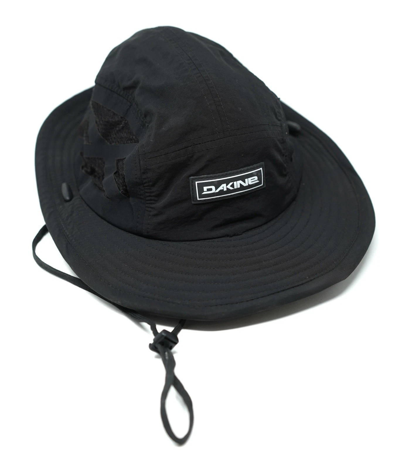 Dakine Surf Hat / Bucket Hat – Black – Adjustable Chin Strap – Good Condition