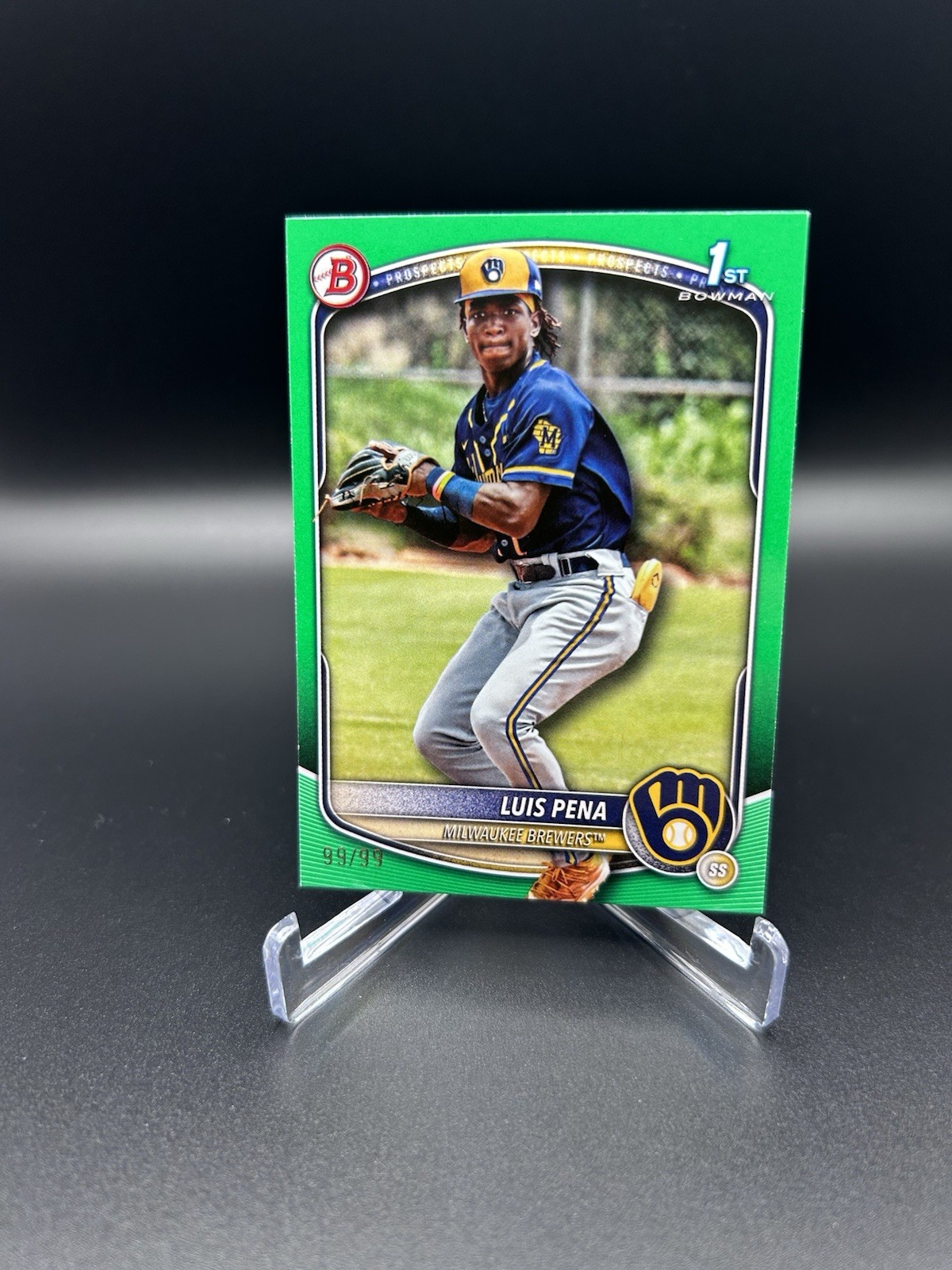 2025 Bowman - Prospects Luis Pena #BP-38 Green /99 (RC)