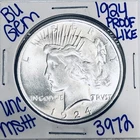 1924 BU UNCIRCULATED SILVER PEACE DOLLAR AUTHENTIC U.S. MINT FREE SHIPPING 3972