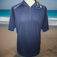 RLX Ralph Lauren Slim fit Performance Pullover Gr. L blau -NEU-