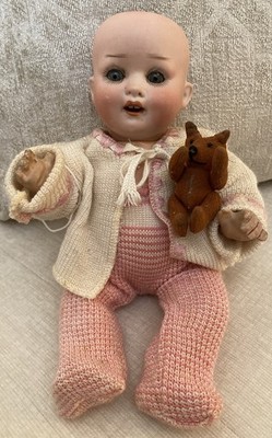 Antique Bisque 9  Heubach Koppelsdorf Baby Doll 300 12/0 CUTEST LITTLE ONE!!!