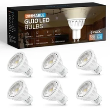 Torkase Dimmable MR16 LED Light Bulb,GU10 Base,120V,4000K Neutral White,5W(50...