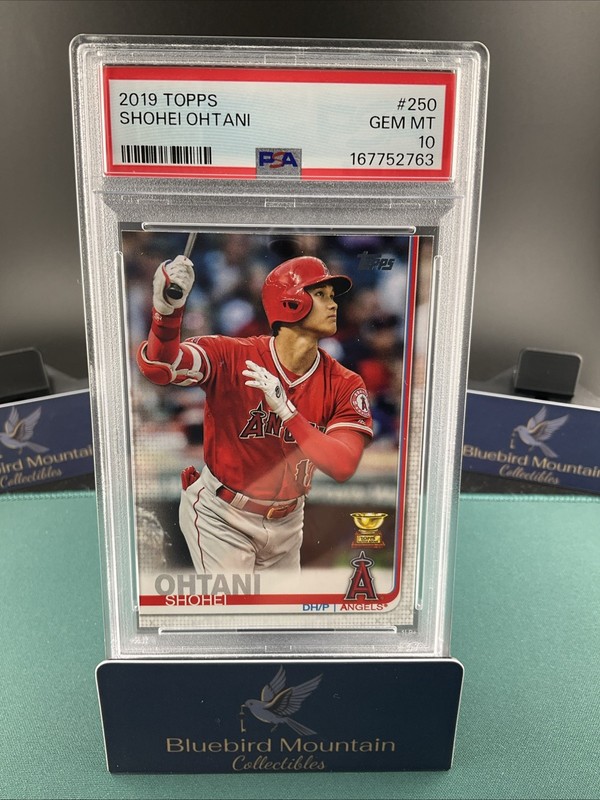 2019 Topps Shohei Ohtani #250 Super Rookie All-Star Los Angeles Angels PSA 10