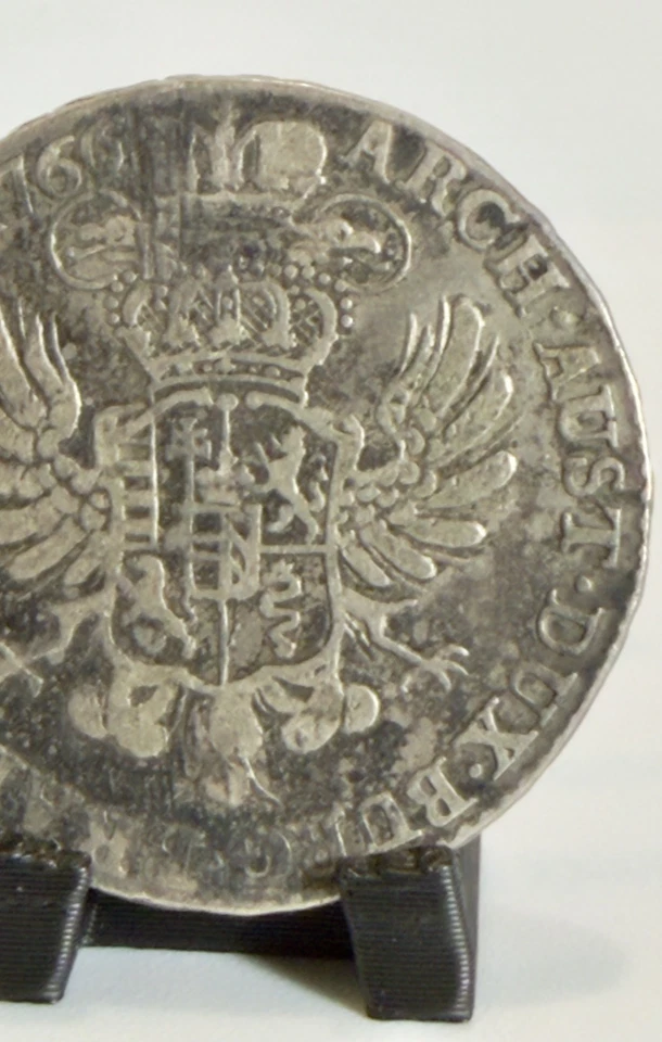 Países Bajos austríacos - 1 Couronne/Kronenthaler 1766 - Bruselas, María Teresa  Foto 4 de 4