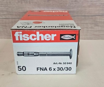 50 Stück Fischer Nagelanker FNA 6x30/30  Art. 50940