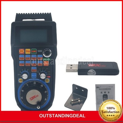 New Generation Mach3 4 Axis Wireless CNC Pendant Handwheel ot25