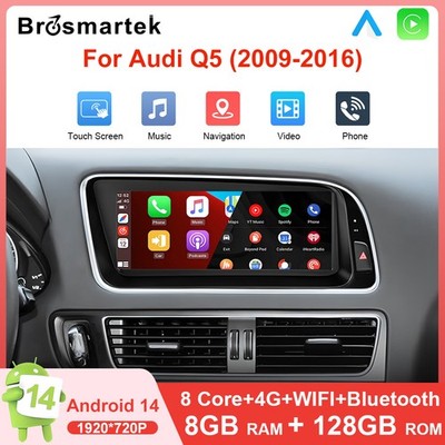 Für Audi Q5 8RB 2009-2016 8.8'' Android 14 Autoradio CarPlay GPS Navi DAB+ 128GB
