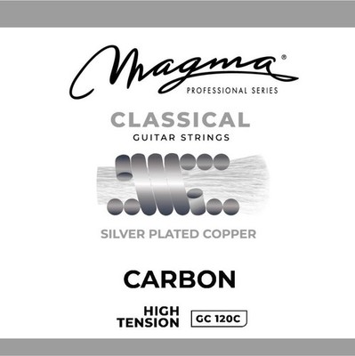 Magma Classical Guitar Strings High Tension Carbon - Silver Plated Copper GC120C