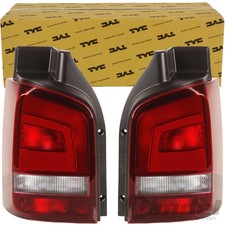 2x TYC RÜCKLEUCHTE HECKLEUCHTE DUNKEL ROT SMOKE SET für VW T5 FACELIFT GP