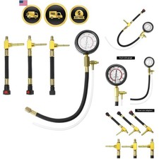 Universal Fuel Pressure Kit Dual Scale Gauge 0-7 Bar0-100 Psi With Multipl... Universal Fuel Pressure Kit Dual Scale Gauge 0-7 Bar0-100 Psi With Multipl...