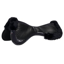 Acavallo Schwarz/ Schwarz Onesize Close Contact Gel & Memory Foam Halfpad