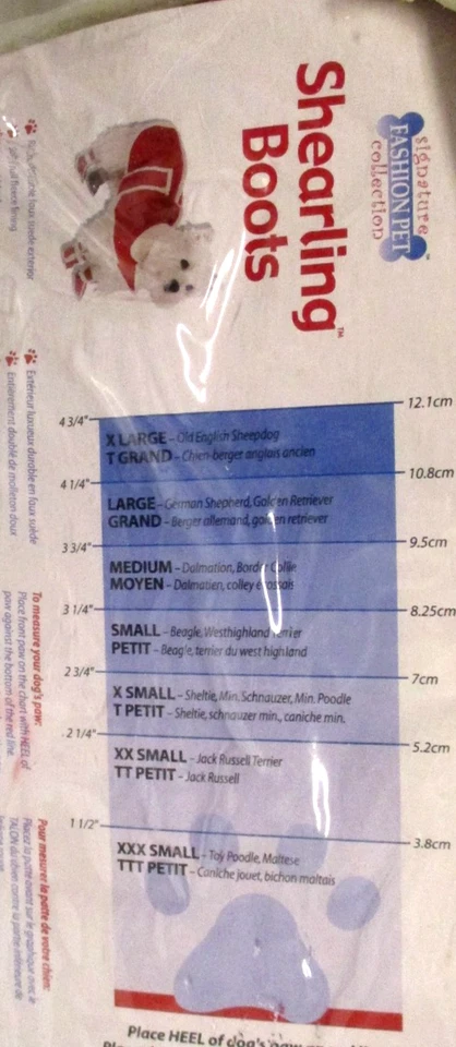 4 PIEZAS MASCOTA PERRO ANTIDESLIZANTE ROJO INVIERNO ZAPATO BOTAS TALLA PEQUEÑA Foto 4 de 4